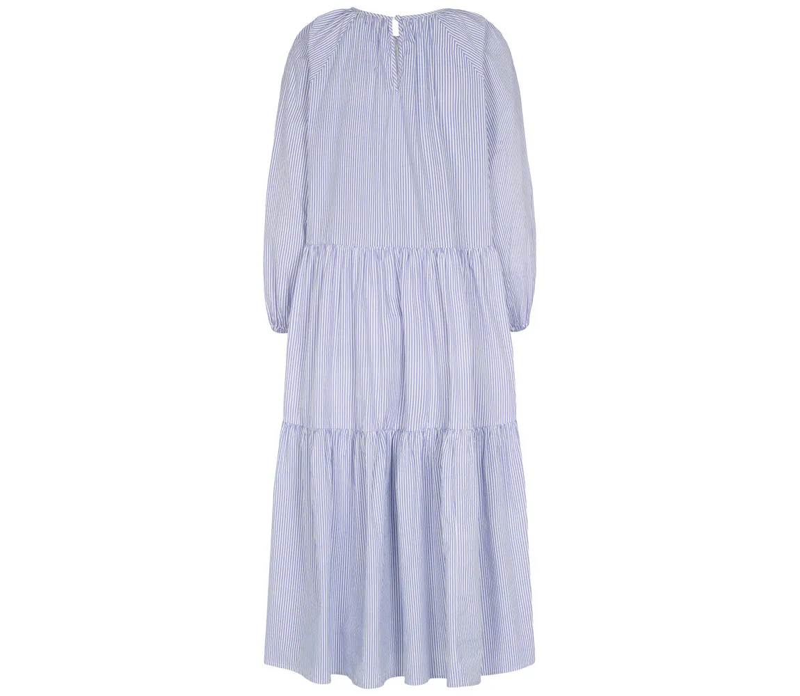 Daloma W, Dress - Bolich Blue Strips