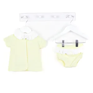 Dandelion Girls Knitted Lemon 3 Piece Short Set