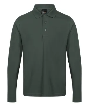 Dark Green - Pro 65/35 long sleeve polo