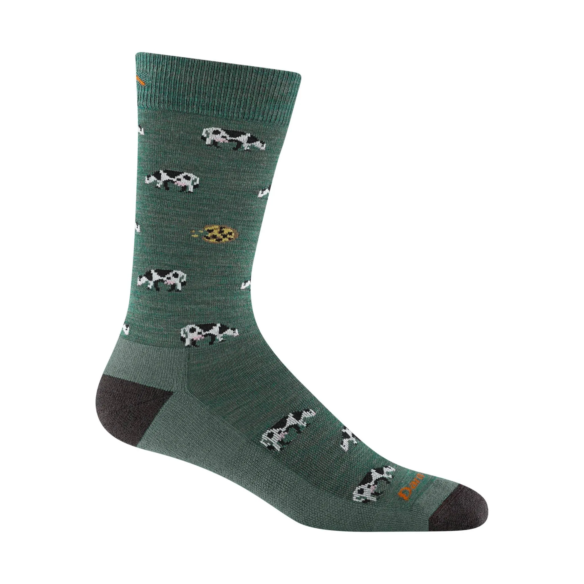 Darn Tough Vermont Men's Dairy Air Crew Lightweight Lifestyle Sock - Pasture