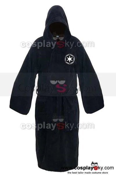 Darth Vader Galactic Empire Bathrobe Hooded Bath Robe Fleece