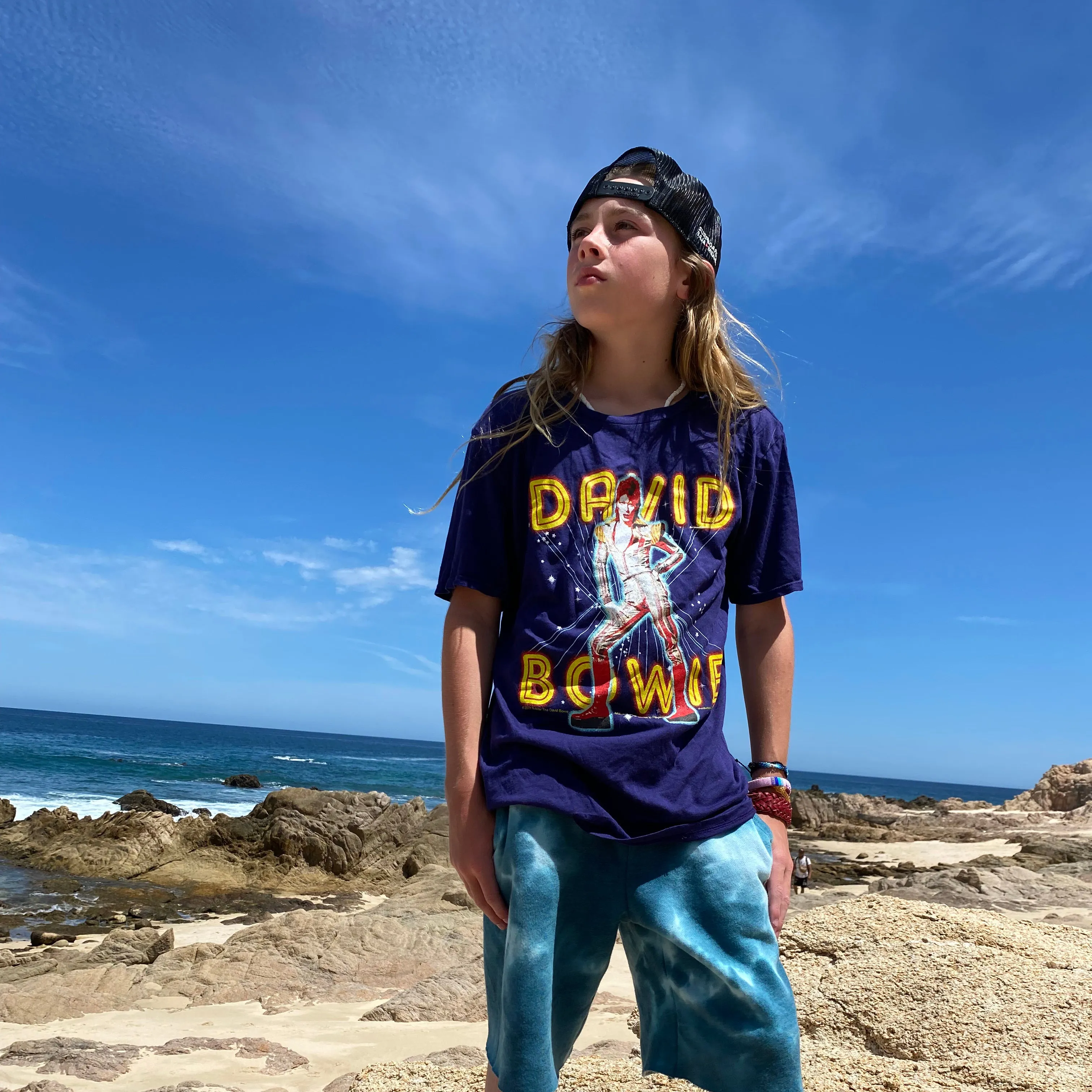 David Bowie Short Sleeve Tee from Rowdy Sprout