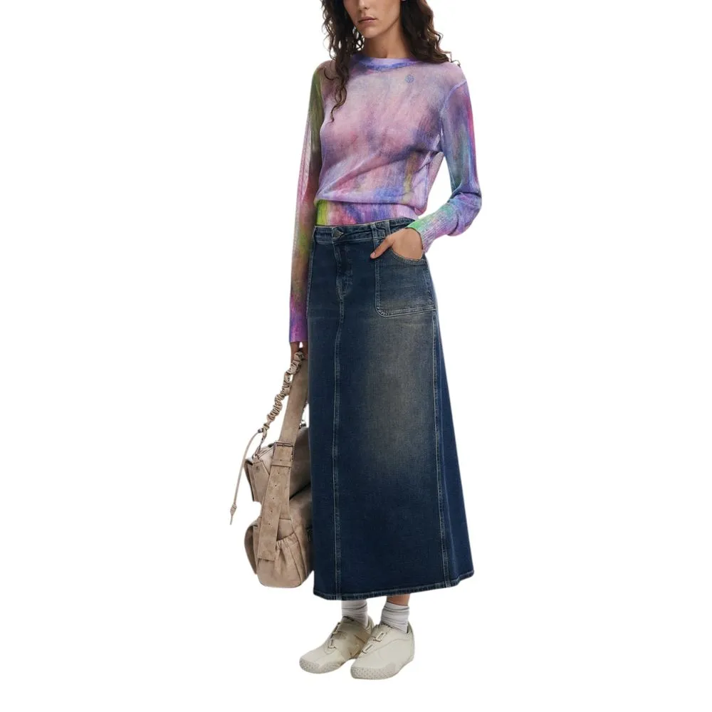 Desigual Purple Viscose Tops & T-Shirt