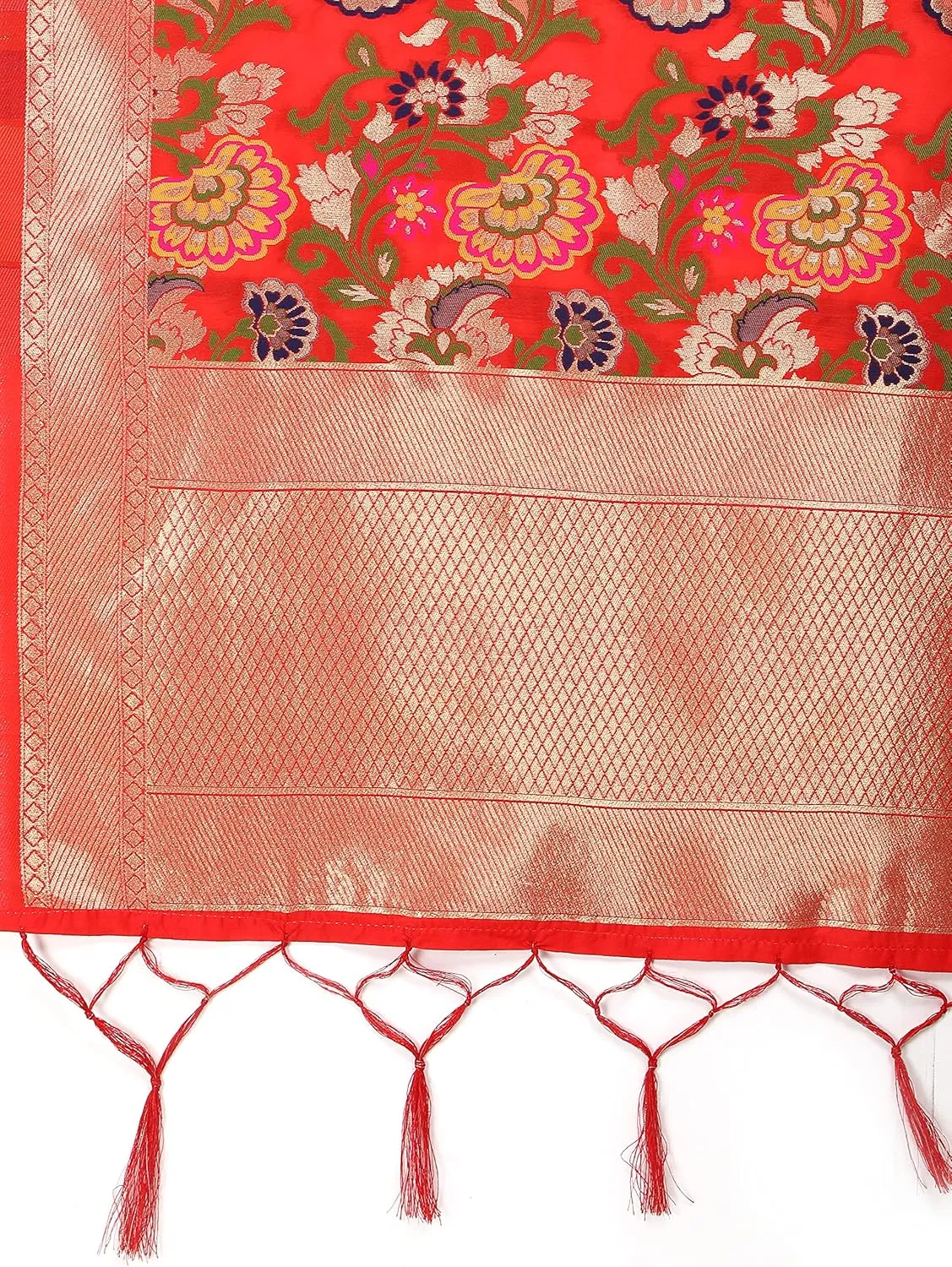 DEVANGI Printed Banarasi Silk Dupatta