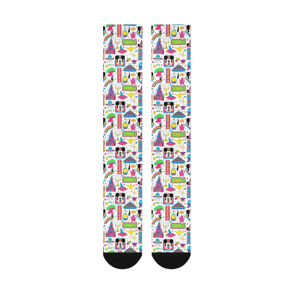 Disney 2024 Over-The-Calf Socks