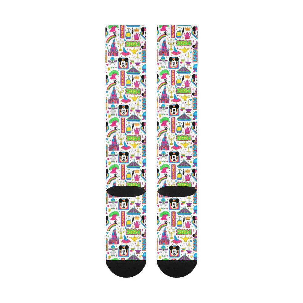 Disney 2024 Over-The-Calf Socks