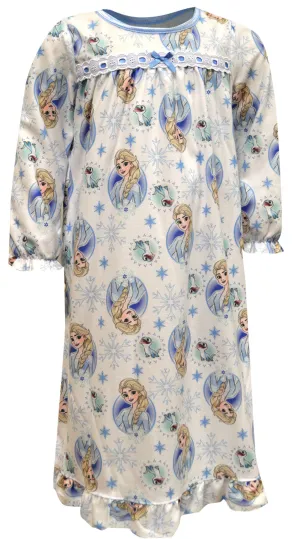 Disney Frozen Elsa Traditional Flannel Nightgown