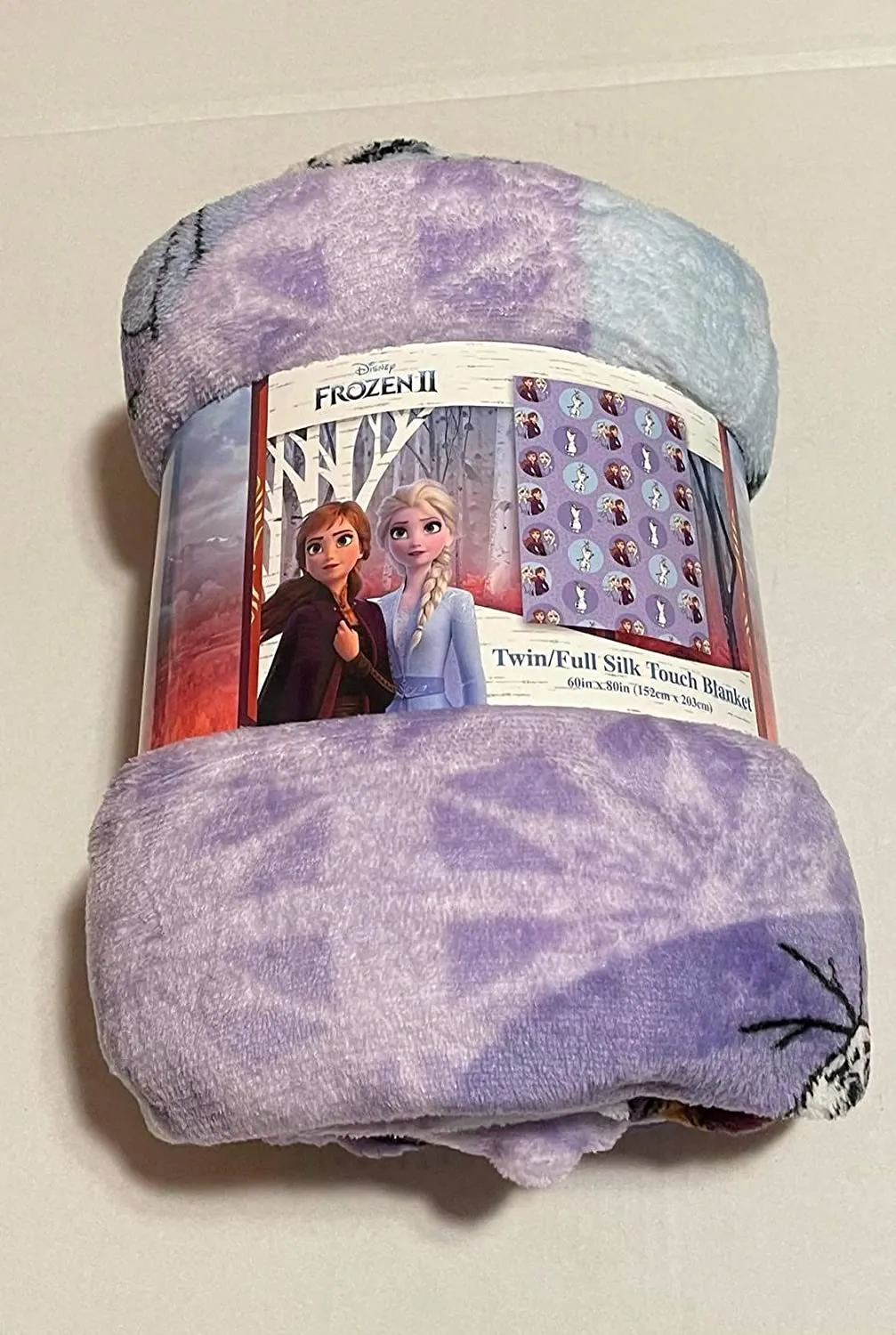Disney Frozen Twin Full Silk Touch Blanket Throw