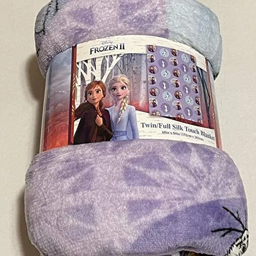 Disney Frozen Twin Full Silk Touch Blanket Throw