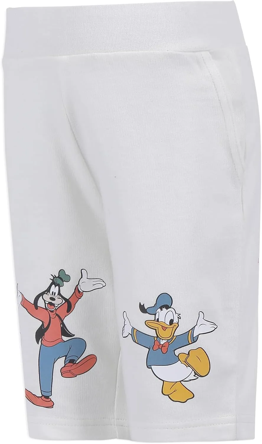 Disney Mickey Mouse Boys 2 Piece Shirt and Shorts Set for Toddlers
