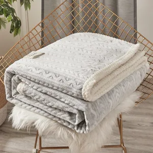 Double Layer Coral Fleece Baby Blanket (2 Sizes)