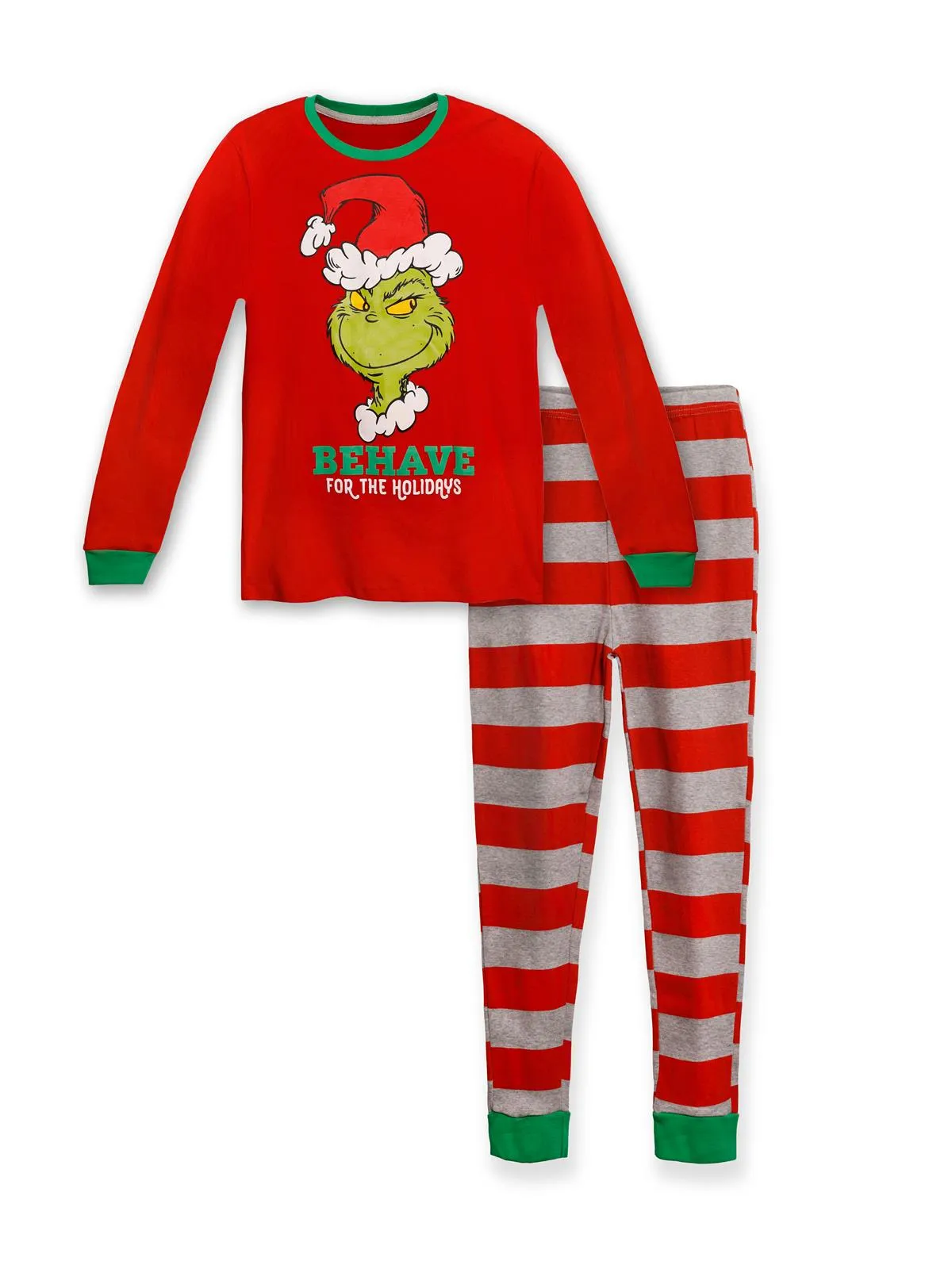 Dr. Seuss The Grinch Behave For The Holidays Pajamas for Toddlers