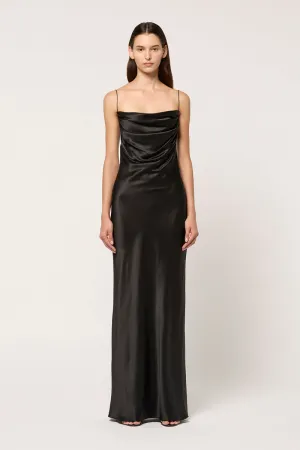 DRAPED CAMISOLE SLIP DRESS