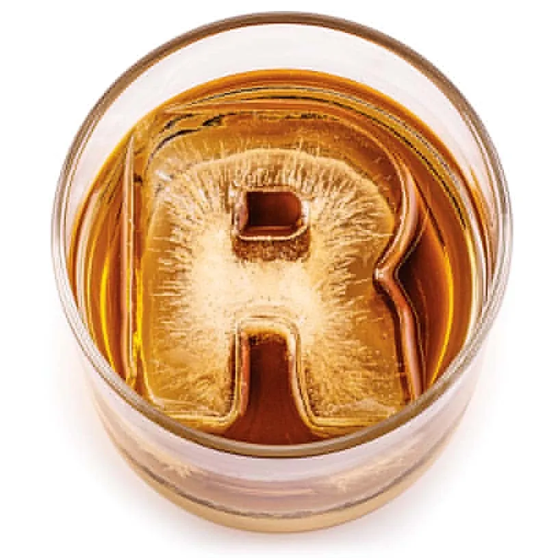 DRINKSPLINKS ICE CUBE LETTER R