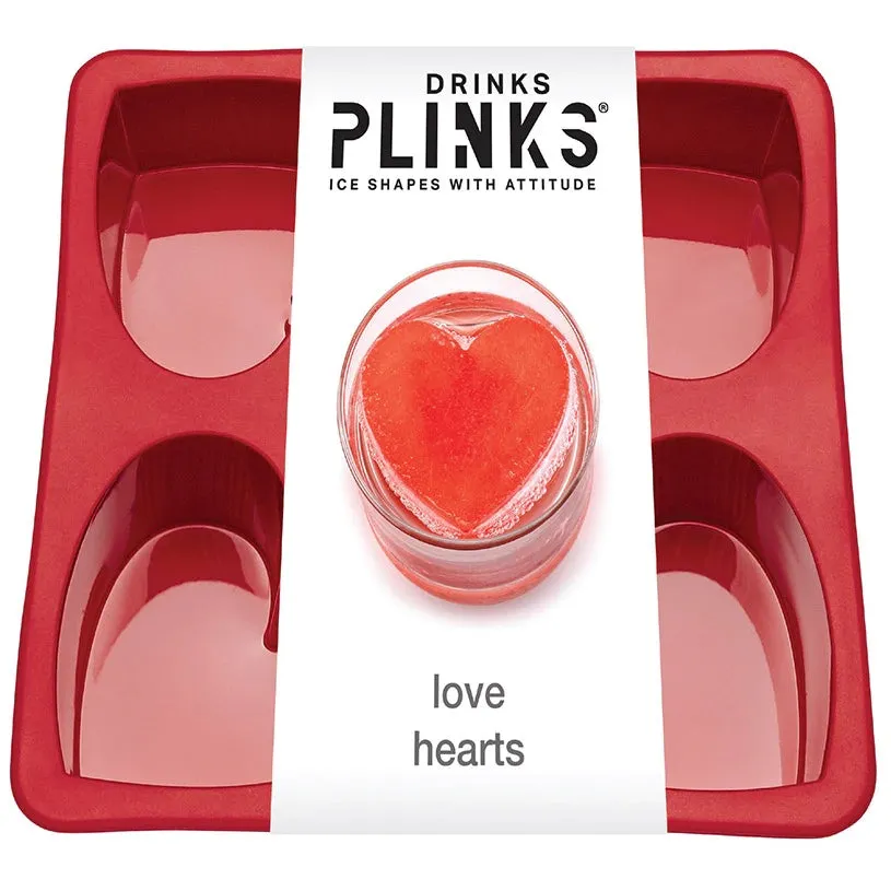 DRINKSPLINKS ICE CUBE LOVE HEARTS