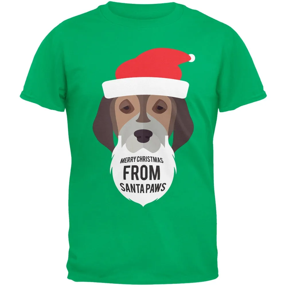 Droopy Dog Santa Ugly Christmas Sweater Black T-Shirt