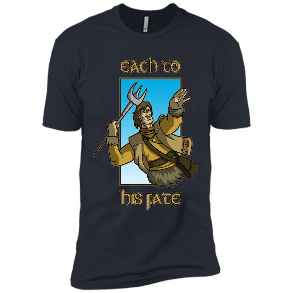Each to His Fate-Cartoon graphic T-Shirt