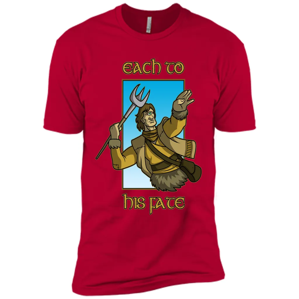Each to His Fate-Cartoon graphic T-Shirt