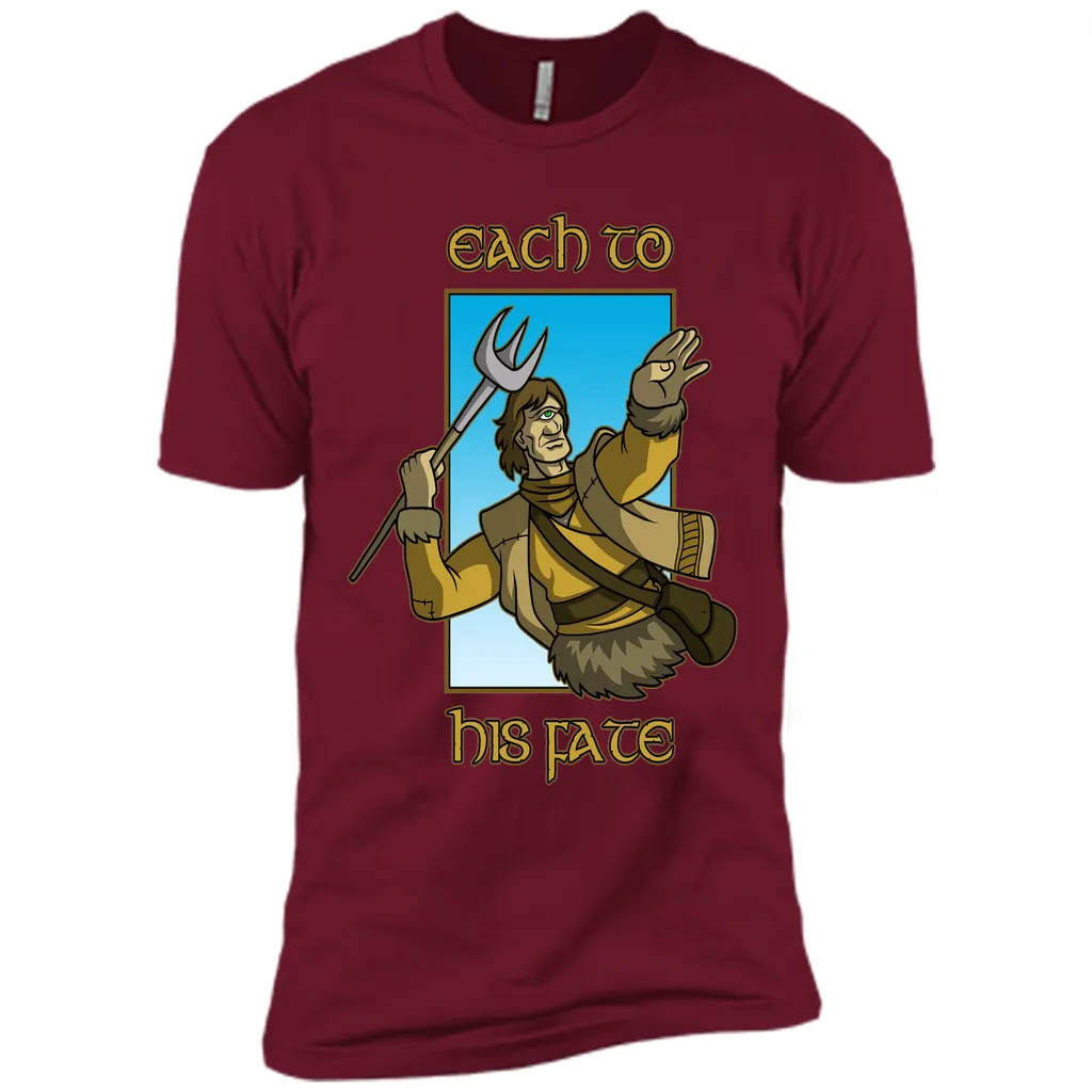 Each to His Fate-Cartoon graphic T-Shirt