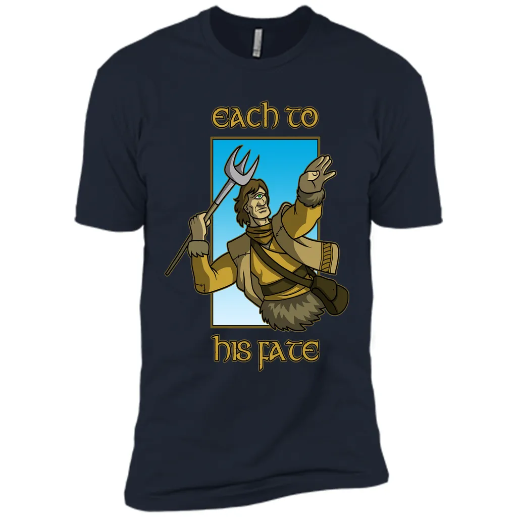 Each to His Fate-Cartoon graphic T-Shirt