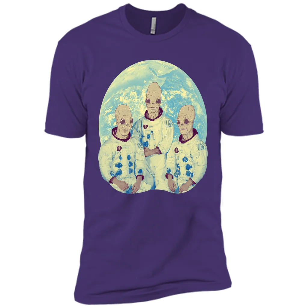 Earth Landing-Cartoon graphic T-Shirt