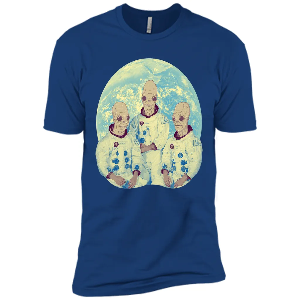 Earth Landing-Cartoon graphic T-Shirt