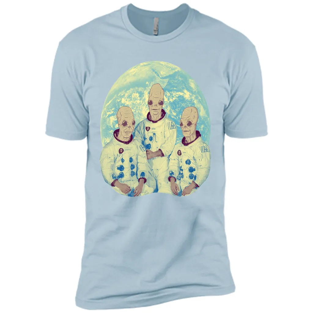 Earth Landing-Cartoon graphic T-Shirt
