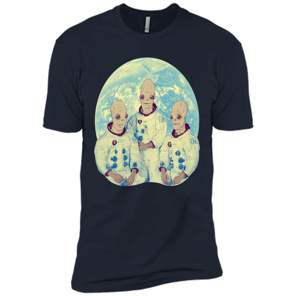 Earth Landing-Cartoon graphic T-Shirt