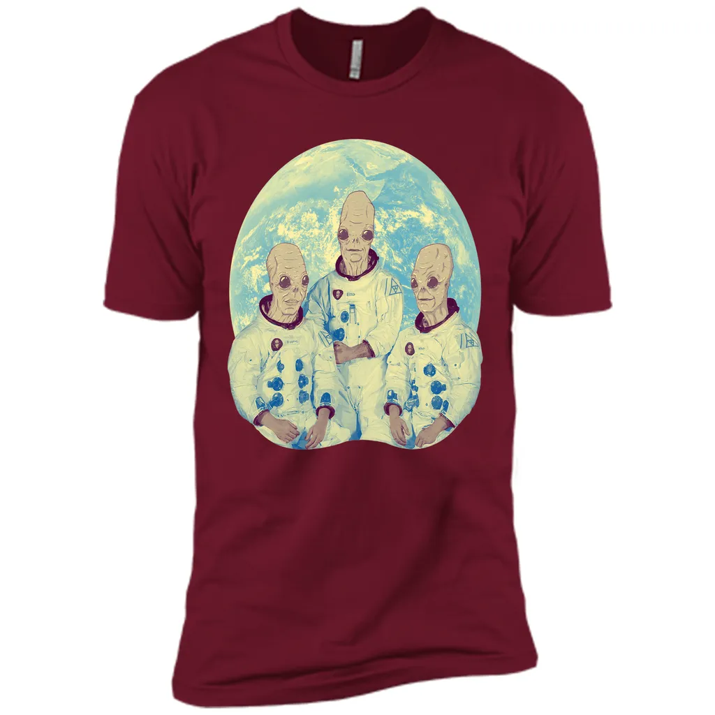 Earth Landing-Cartoon graphic T-Shirt