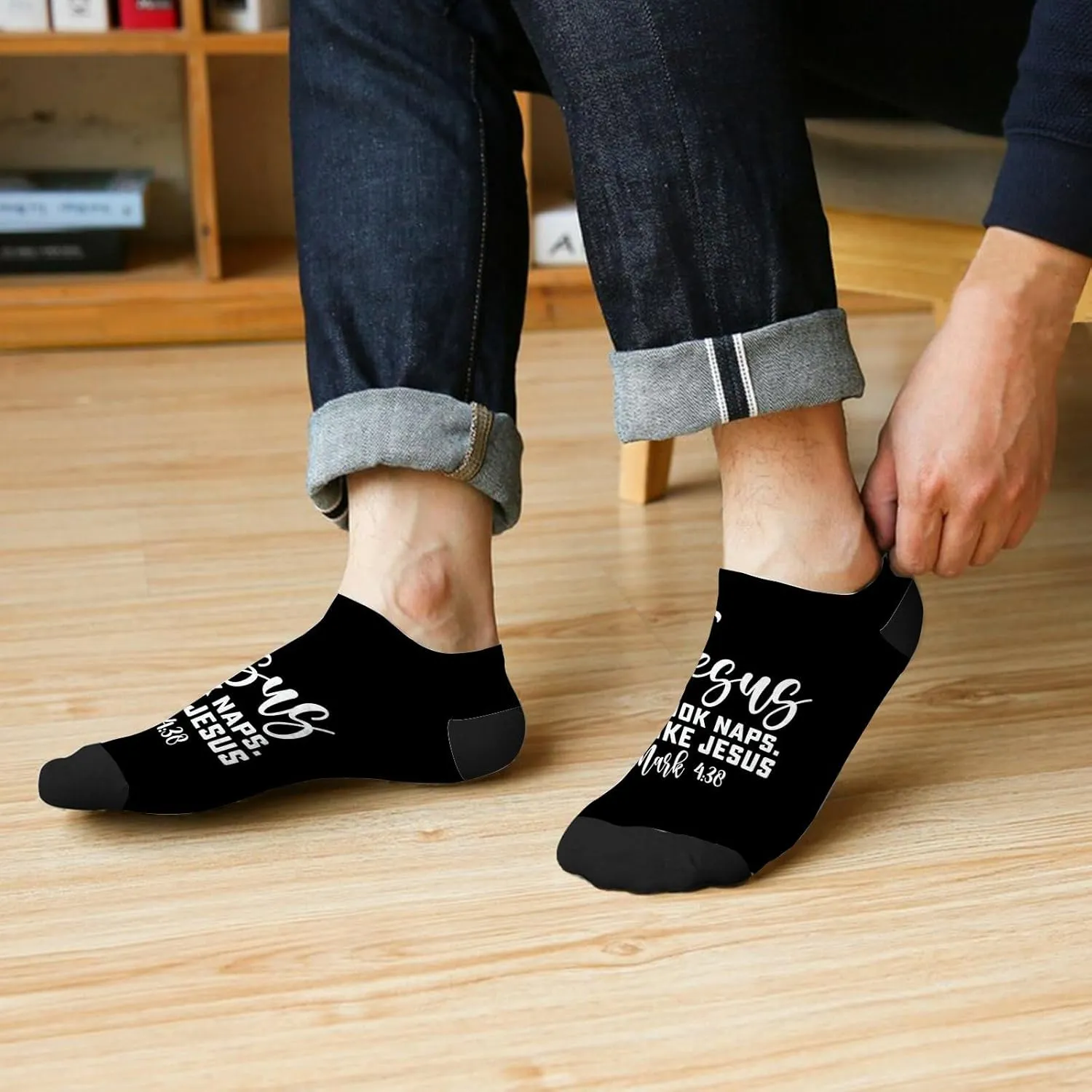 Easter He Is Risen Cotton Socks For Men Cotton Sock For Men's