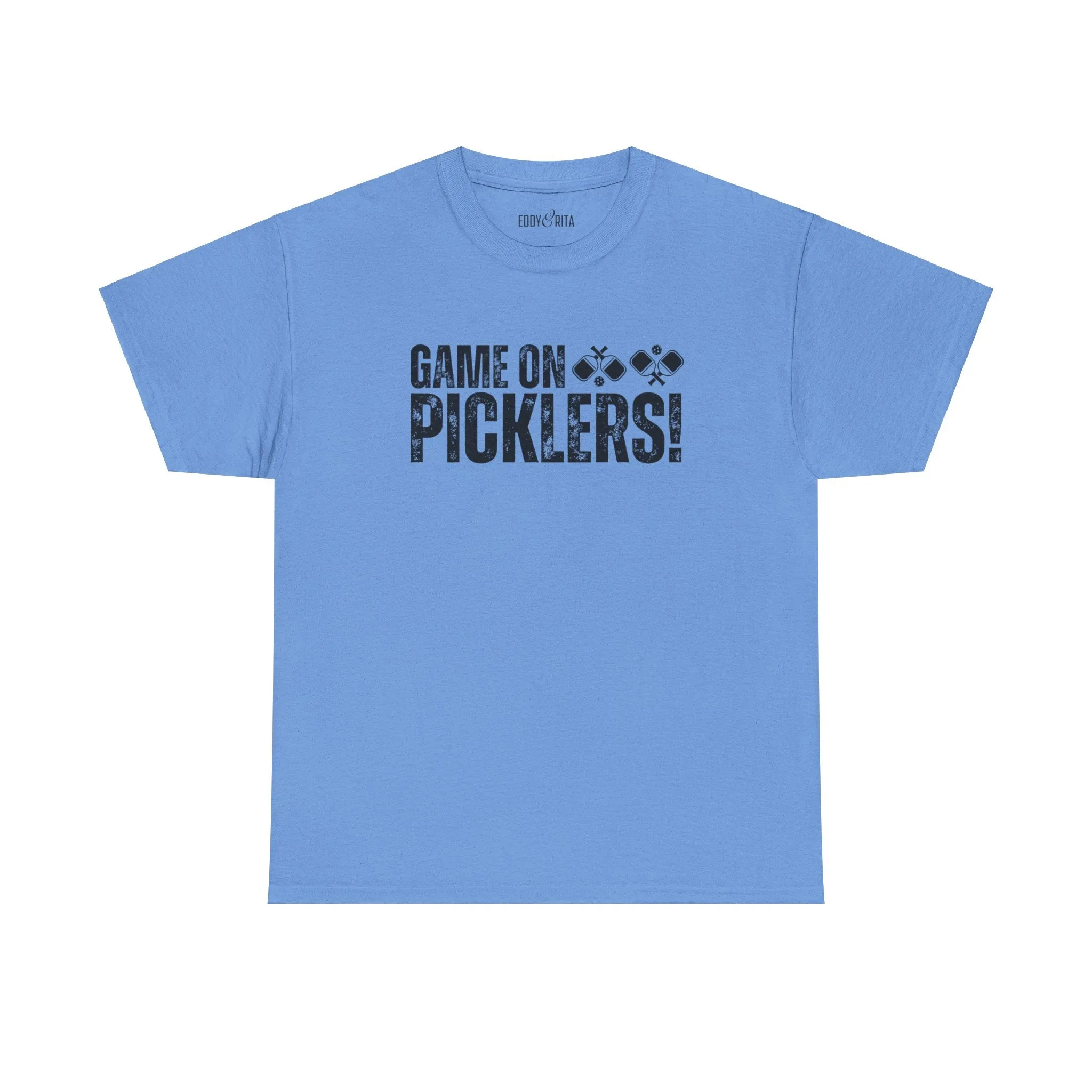 Eddy and Rita Unisex Heavy Cotton T-Shirt - "Game On Picklers" Pickleball Graphic Tee