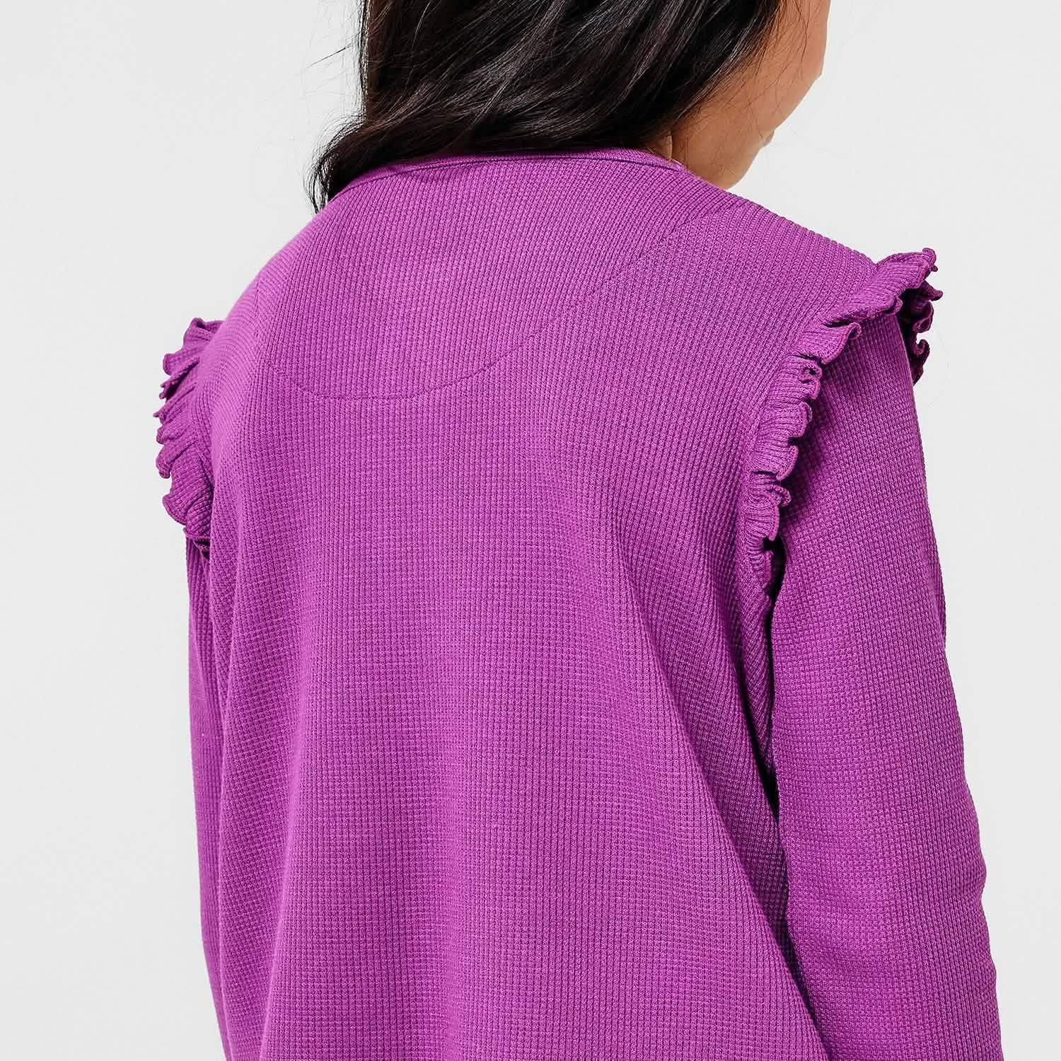 elderberry waffle modal magnetic henley top