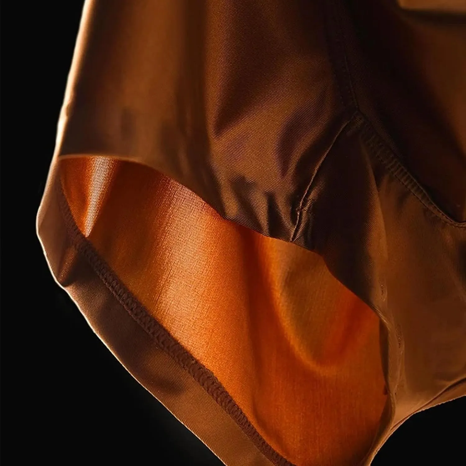 Elegant Silk Men's Lce Silk Underwear Luxury Ice Silk Men's Boxers Men Breathable Cool Boxer Brief Satin Underwear