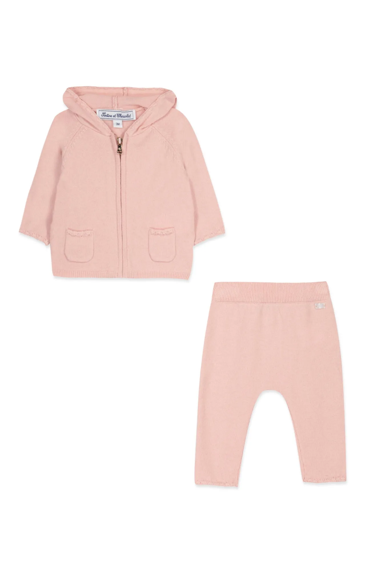 Ensemble - Laine rose poudré douceur
