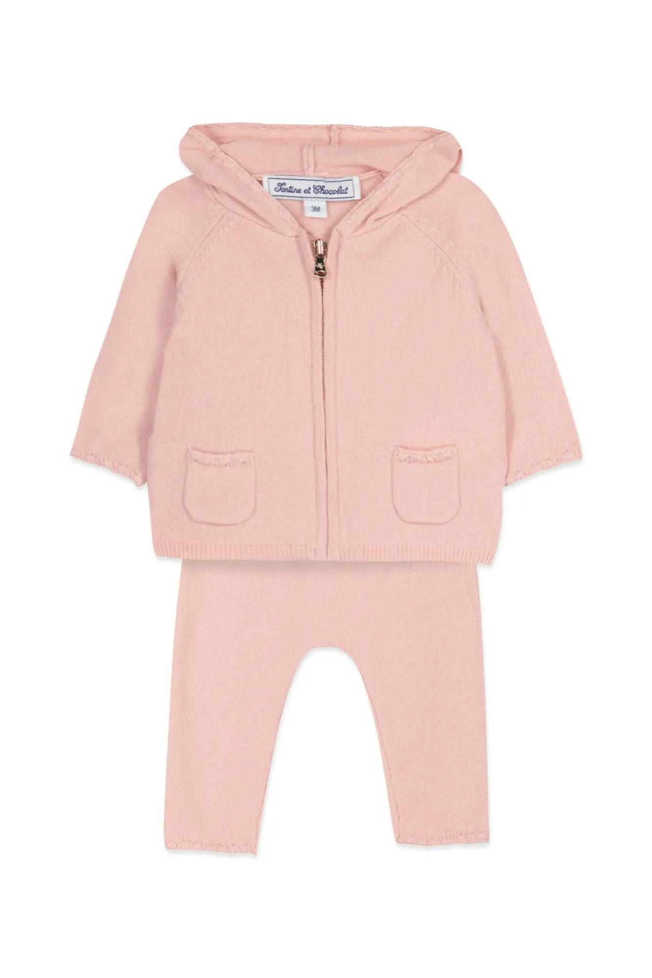 Ensemble - Laine rose poudré douceur