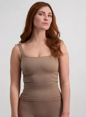 Espresso Luxe Seamless Singlet