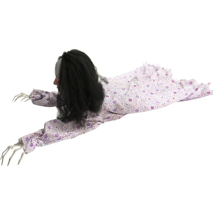 Ethel the Dream Demon 63" Animatronic Crawling Indoor/Outdoor Halloween Decoration