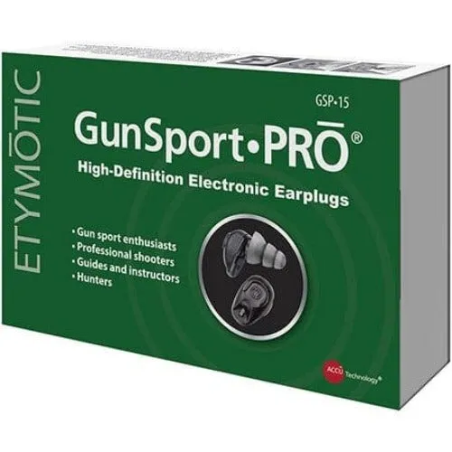 Etymotic GSP•15 GunSport•PRO® Electronic Earplugs