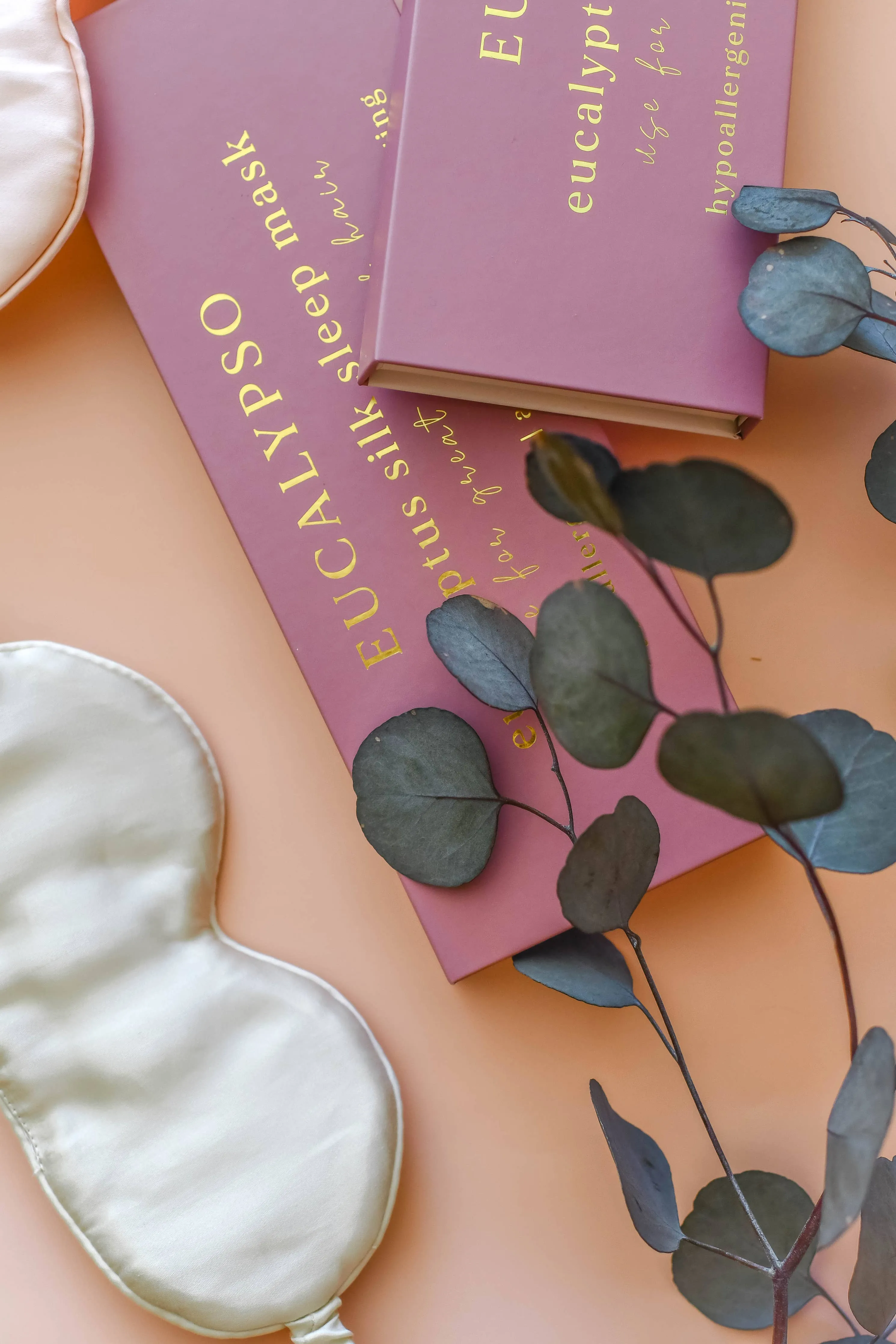 Eucalyptus Silk Sleep Mask: Light Blue