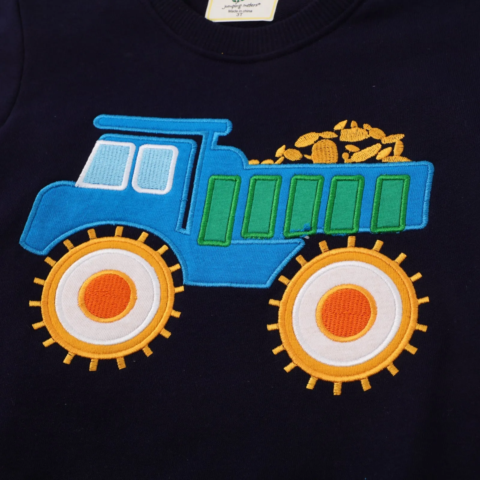 Excavator Embroidered Sweater