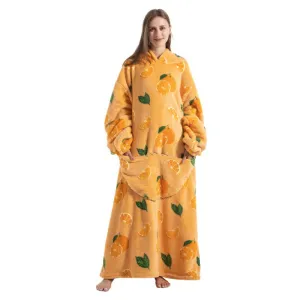 Extra Long Wearable Blanket Hoodie