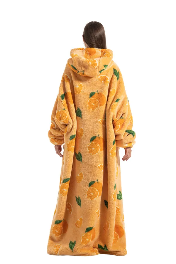 Extra Long Wearable Blanket Hoodie