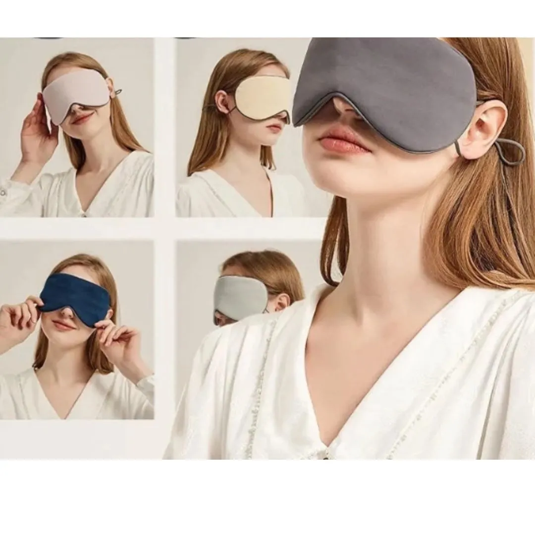 Eye Mask for Sleeping | Super Soft Sleeping Mask Blind for Comfortable Sleep | Travelling Sleep Mask Pad, (Multicolor)