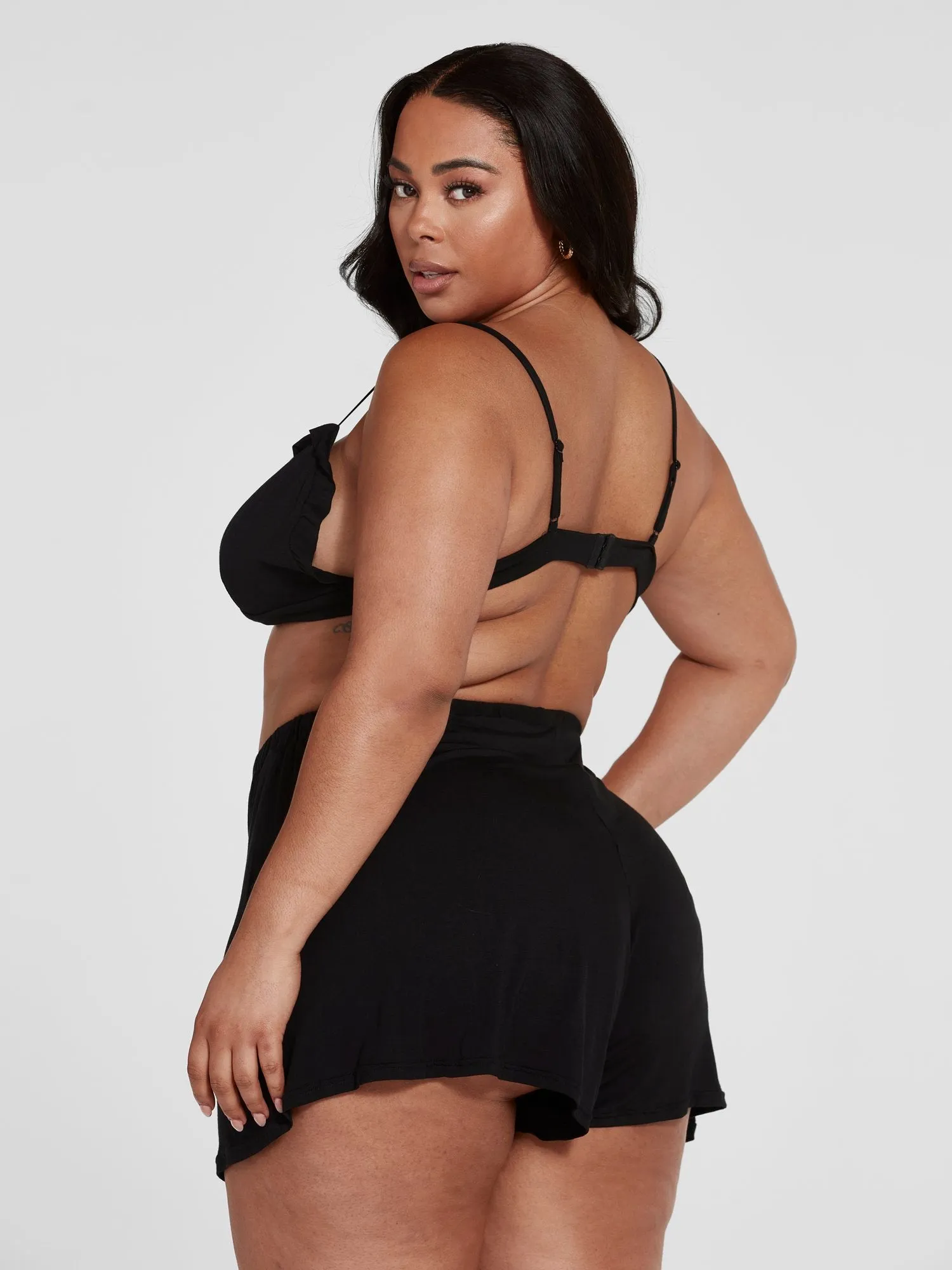 Fashion To Figure - Lily Bralette and Shorts Pajama Set