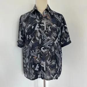 Fendi Fragment print silk shirt