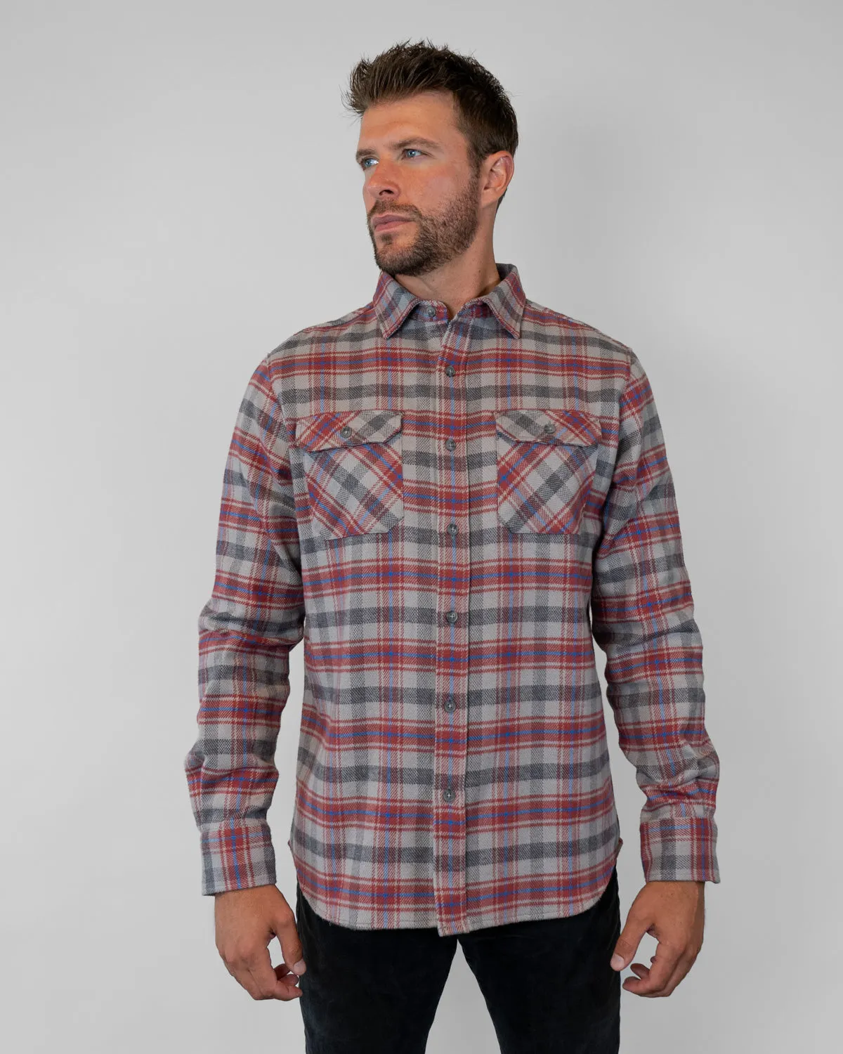 Field Grand Flannel, Sedona Red