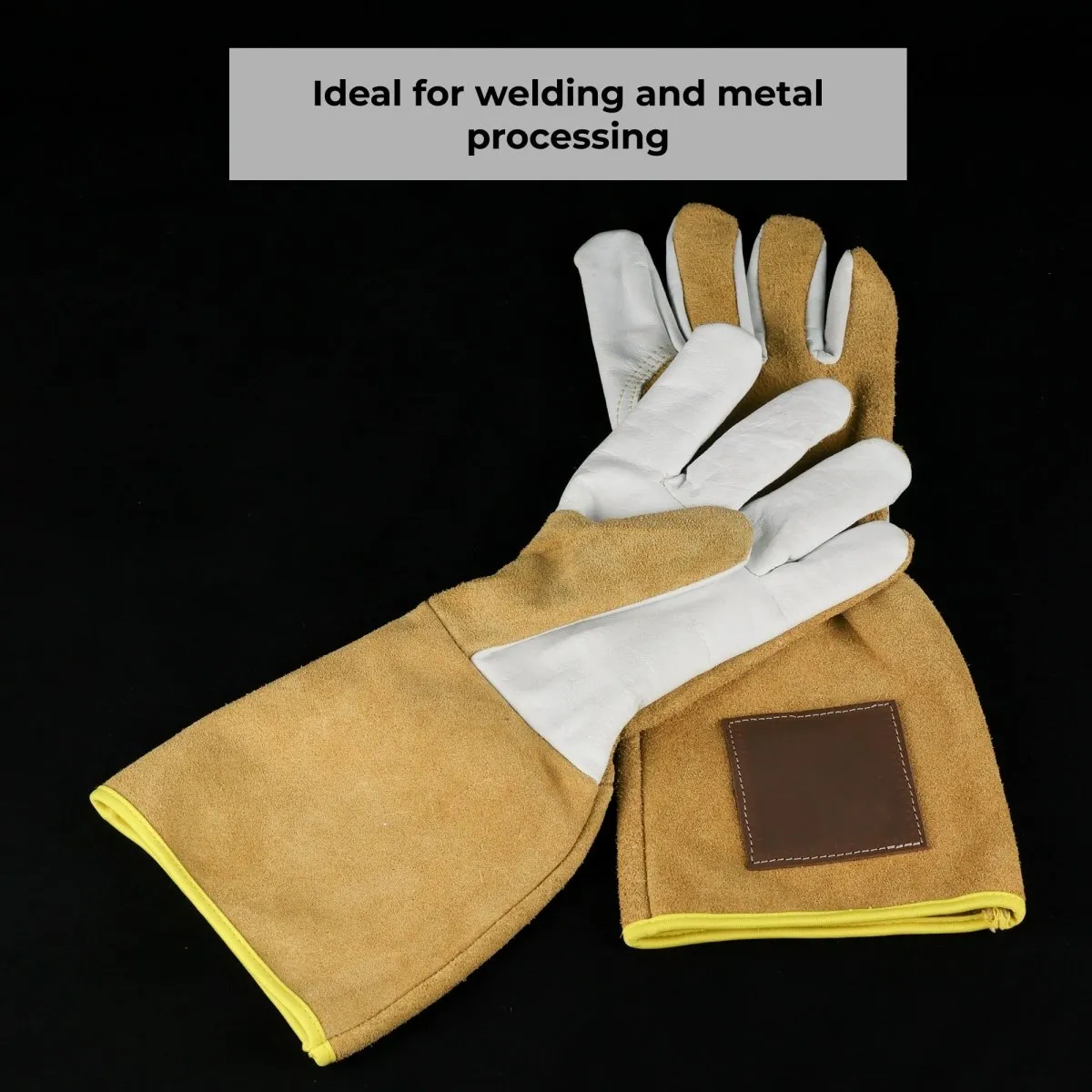 Fire resistant leather gloves for artisans - Blacksmith and welding gloves