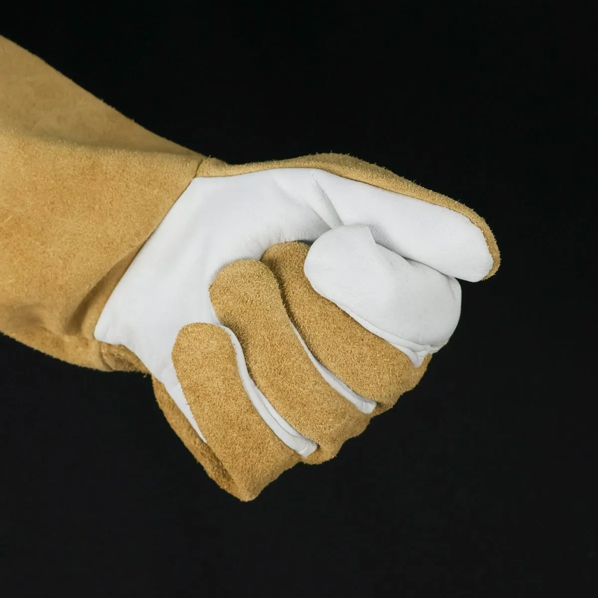 Fire resistant leather gloves for artisans - Blacksmith and welding gloves