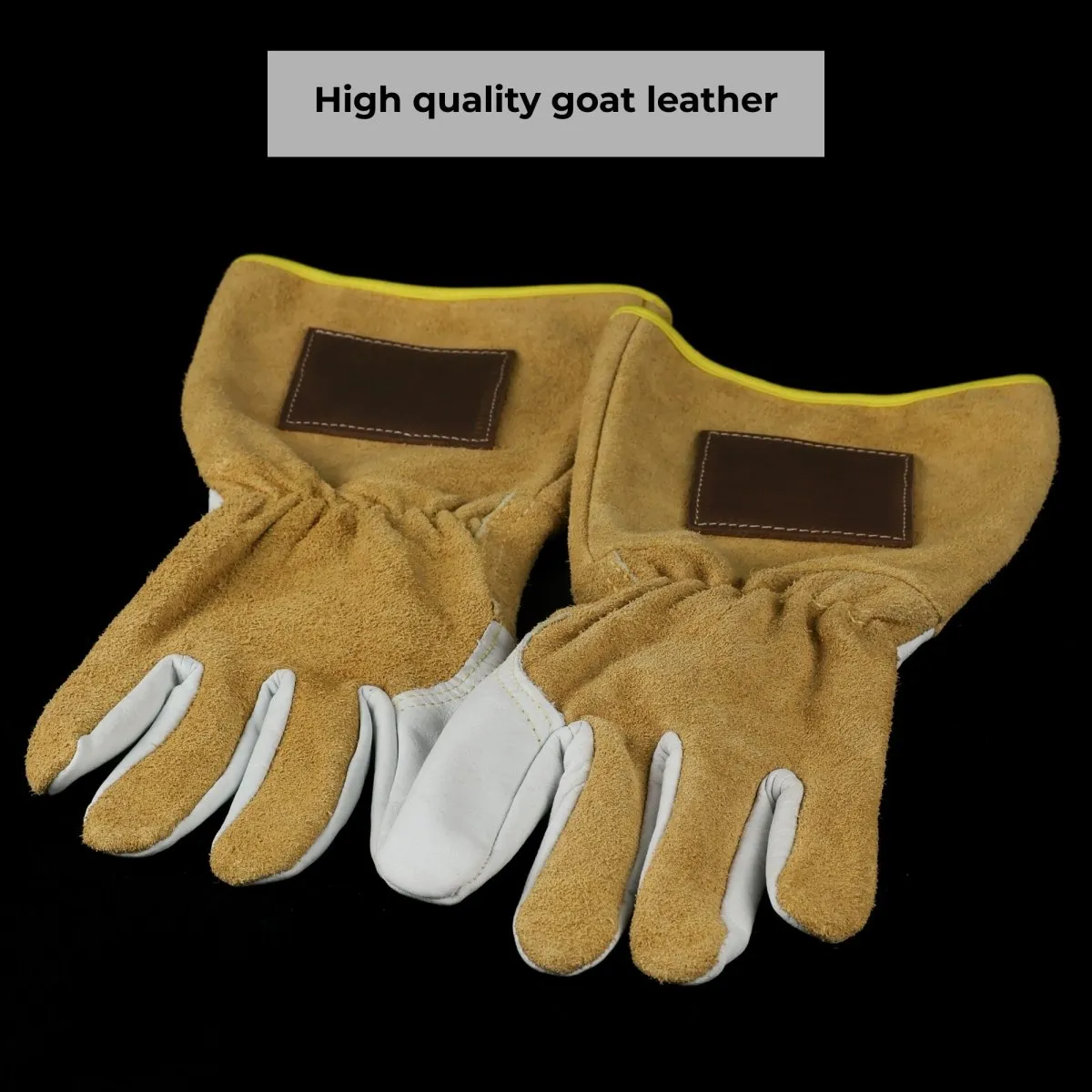 Fire resistant leather gloves for artisans - Blacksmith and welding gloves