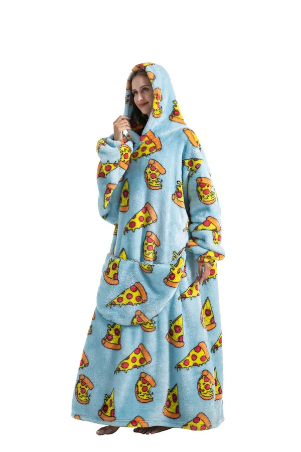 Fleece Extra Long Wearable Blankets for Women